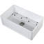 Holbrook Pure Stone 30 in. x 18 in. Single Bowl Undermount Farmhouse Kitchen Sink w/ Grid & Strainer