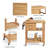 32.5 " W Kitchen Cart