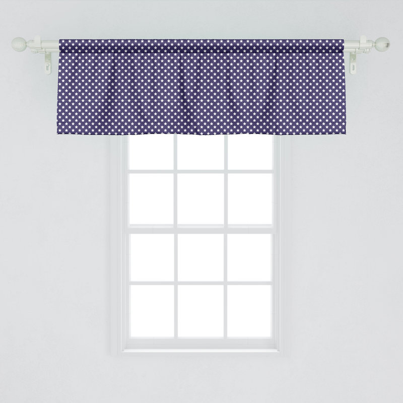 Ensemble de 2 drapeaux de cantonnière Ambesonne, L 54 po x L 18 po