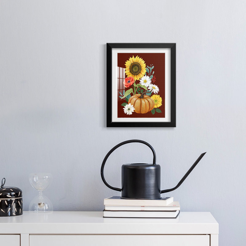 «Beautiful Fall II», reproduction encadrée, H 25,5 po x l 17,5 po, Noir