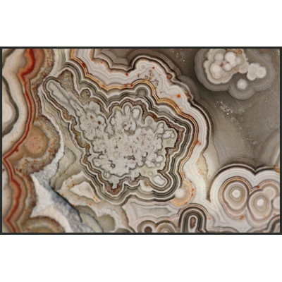 Translucent Agate 5 Framed Photographic Print