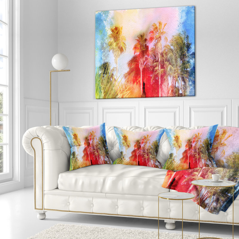 Coussin Retro, 16 po x 1 po, Carré