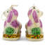 Pair of Pink Bunnies Glass Ornament-1957226084