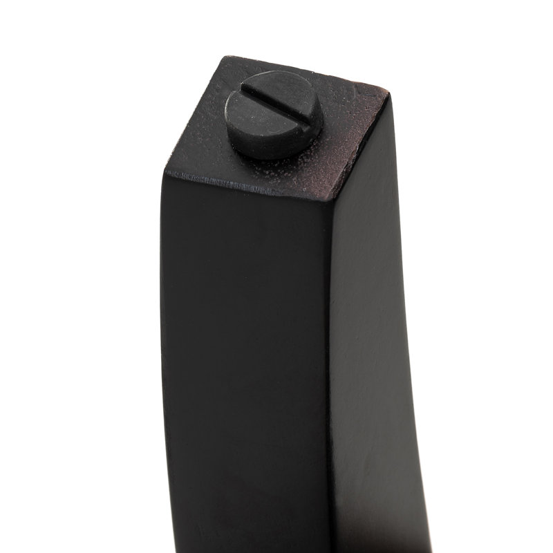 Fauteuil club à oreilles Vegan, Similicuir brun