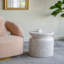 Table d'appoint ronde en bambou
