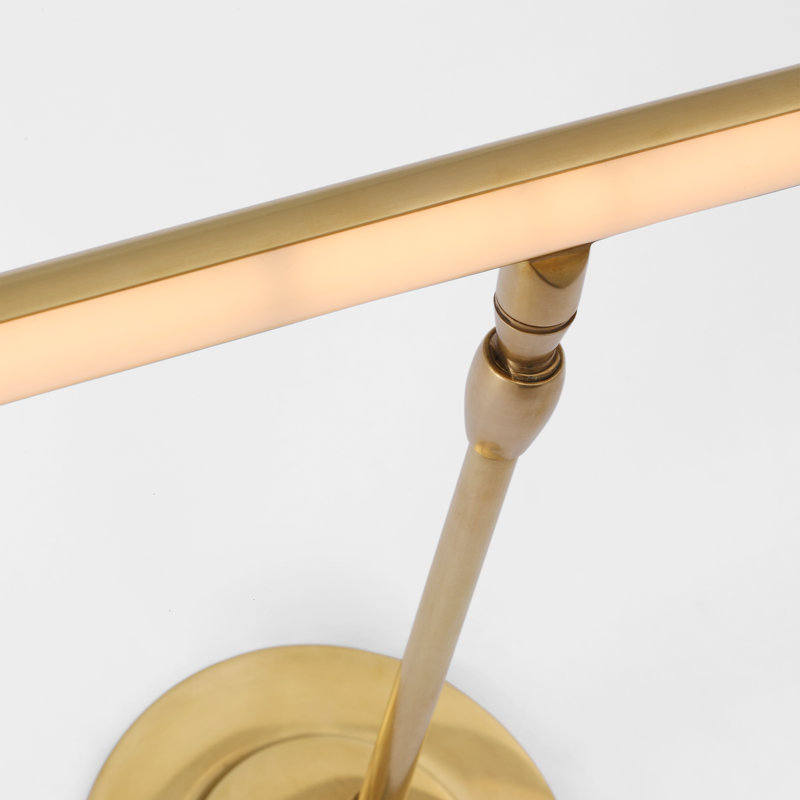 Emery LED Wall Mounted Picture Light By Amber Lewis, Hand-Rubbed Antique Brass