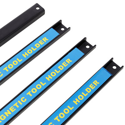8pack 18 Inch Heavy Duty Magnetic Tool Bar – Strong Neodymium Magnet Tool Holder Strips, Mountable For Workshop, Garage, Home & Kitchen (included Mounting Screws)