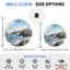 "Coastal Landscape", horloge murale en verre-1457932845