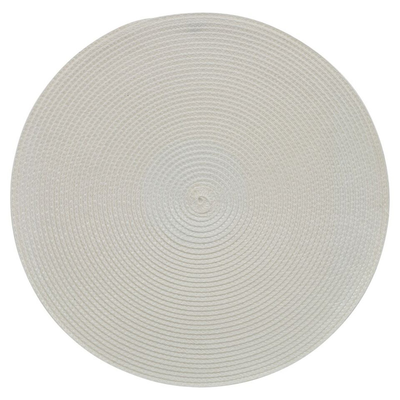 Quantaya Polypropylene Solid Colour Placemant, White