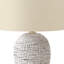 Ezzy Table Lamp With White Rope-Style Rattan Base, Ivory Linen Shade-117053992