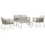Estellar Metal 4 - Person Seating Group with Cushions-774647144-774647149