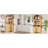 71" Tall Arched Kitchen Pantry With 4 Door Shelves, Adjustable Storage, And Soft - Close Hinges For Bedroom Function Style Cabinet Doors, Hidden Drawer, Reading Room Organization-1061605162