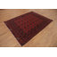 Tapis afghan tribal rouge oriental 5 x 7