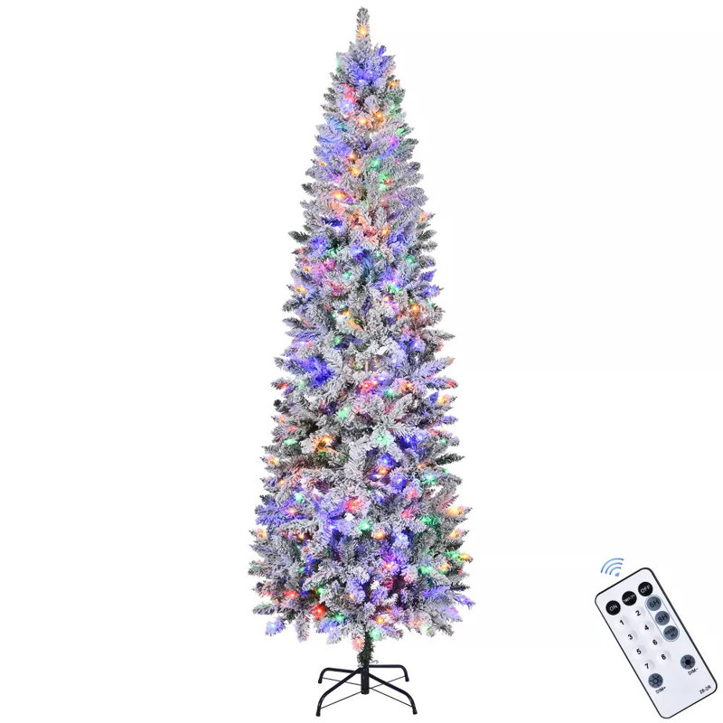Arbre de Noël 7,5 pi avec 350 lumières DEL et télécommande