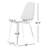 Morral Luxury Diamond Quilt Stitched Faux Leather Upholstered Tapered Metal Leg Dining Chairs-963833133-963833043
