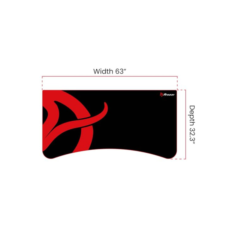 Arena Full-surface, Interchangeable, Water-resistant, And Washable Mouse Pad With Stitched Edges - Pink A, Black