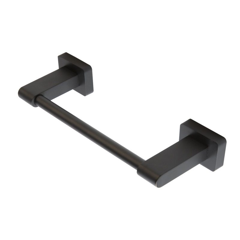 Eleganza Towel Bar, Matte Black