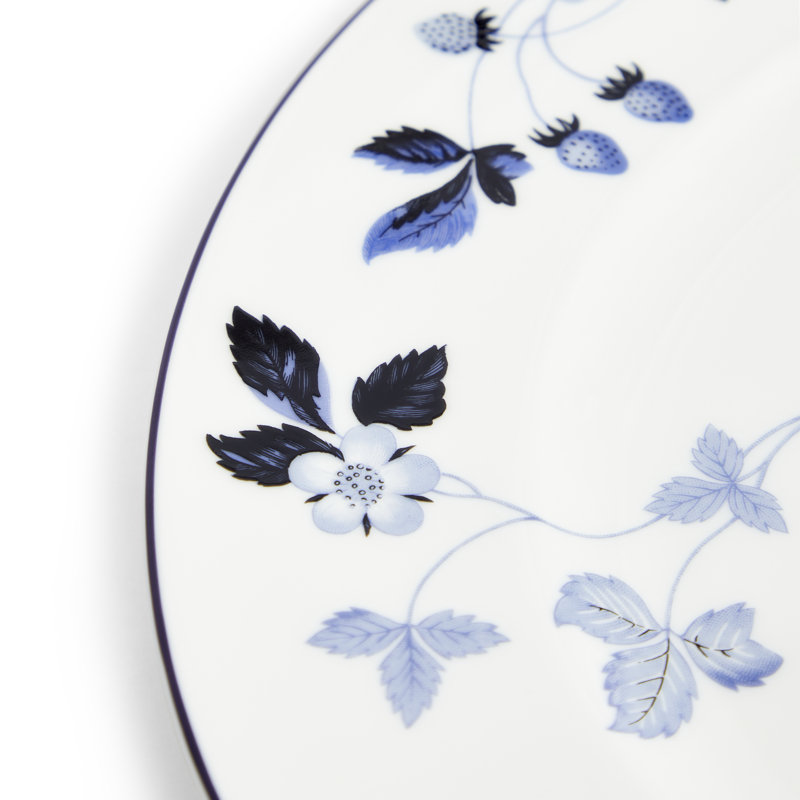 Wedgwood Wild Strawberry Inky Blue Plate 10.7in