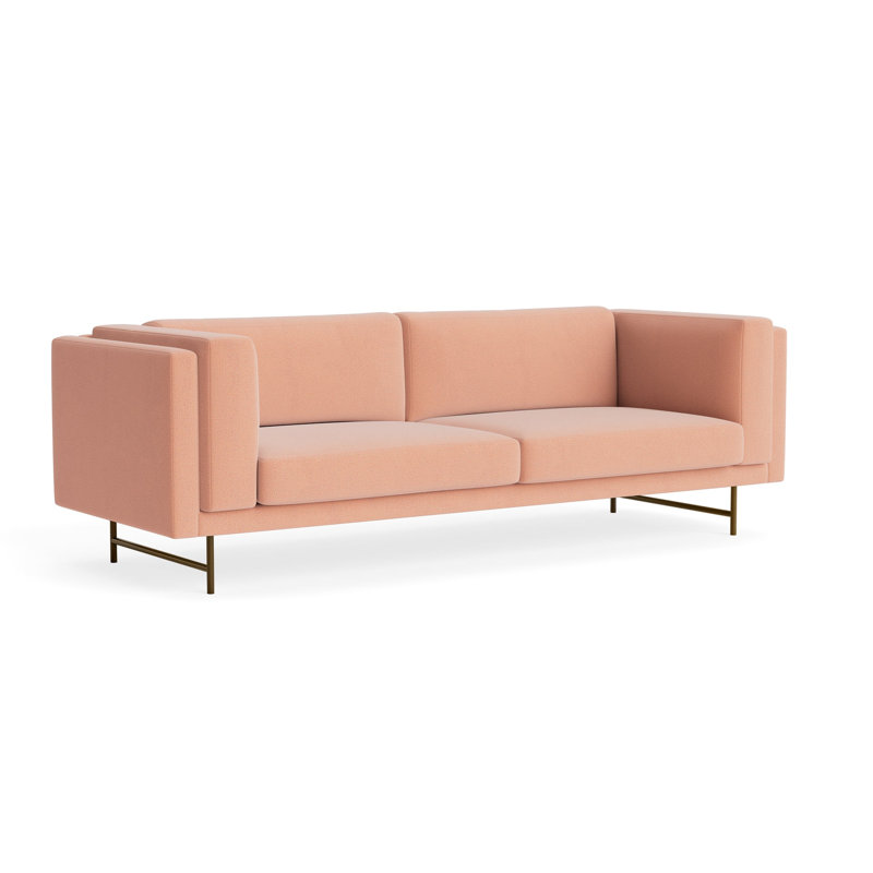 Coffer Sofa, 96, Clay Velvet