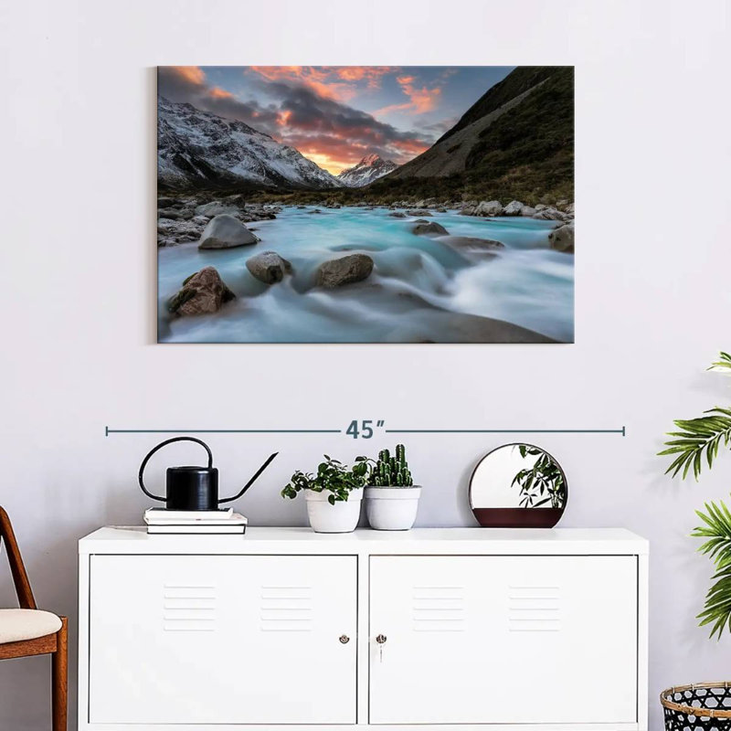 Sunset Over Hooker River, 24" H x 36" W