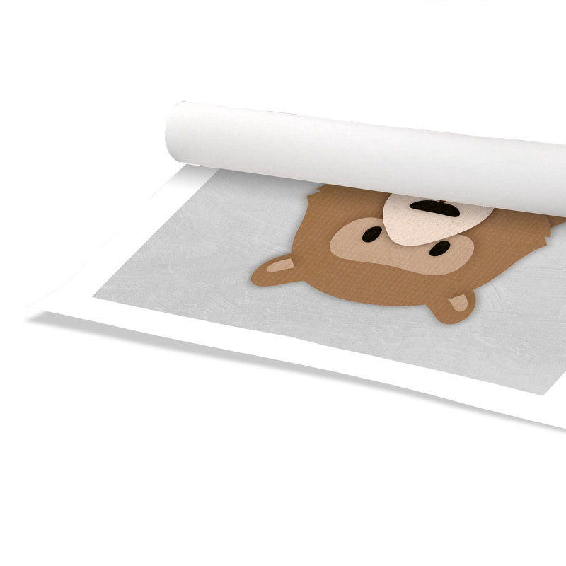 Adhésif décoratif Cheery Bear, H 36 po x l 24 po x P 1 po, Papier