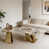 Blanc / Taupe sélectionné