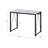 Zaidin Antique White Black Finish Writing Desk
