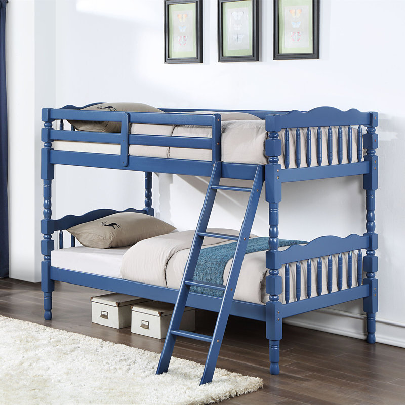 Lit superposé détachable, Bleu foncé