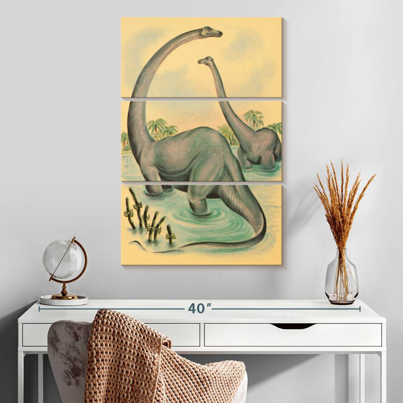 Brampt Jurassic Brontosaurus, 32" H x 20" W