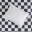 Ensembles de literie confortables, lit double en polyester, damier moderne