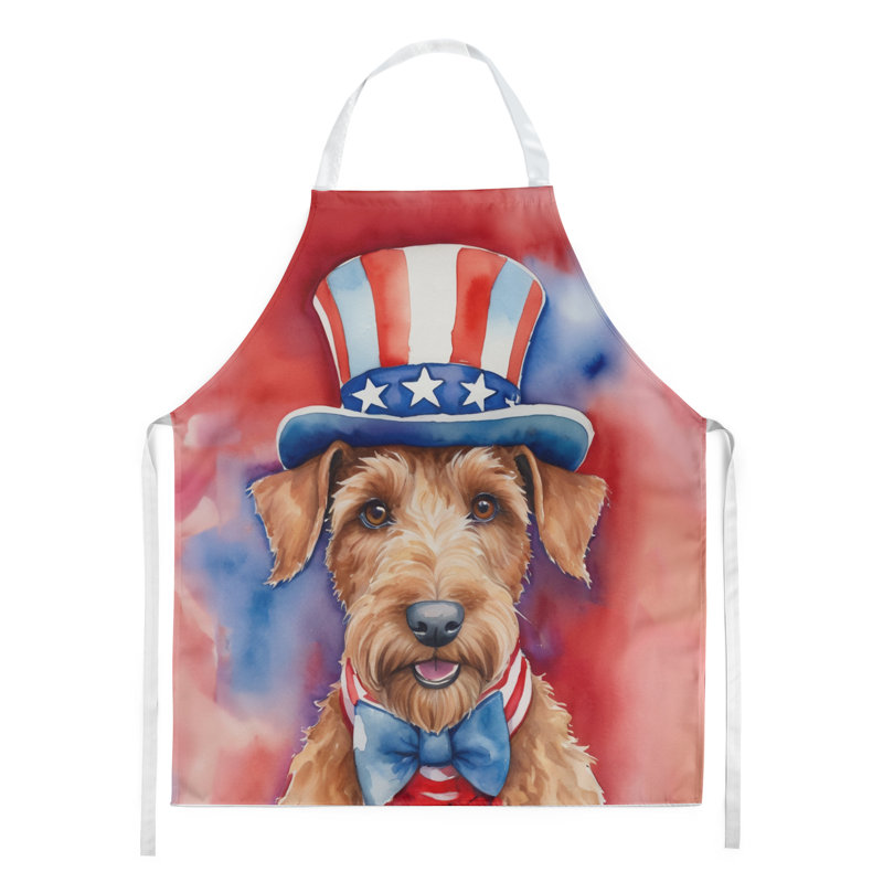 Patriotic American Apron, Irish Terrier