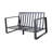 Double And Rectangular Coffee Table Collection, Yb15052, Beige Cushions, Aluminum, Living Room Style Modern Brown Upholstery, Interior Decoration Accessory