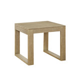 Table d'appoint d'extérieur en bois d'eucalyptus massif Gavina