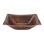 17" Rectangle Hand Forged Old World Copper Vessel Sink