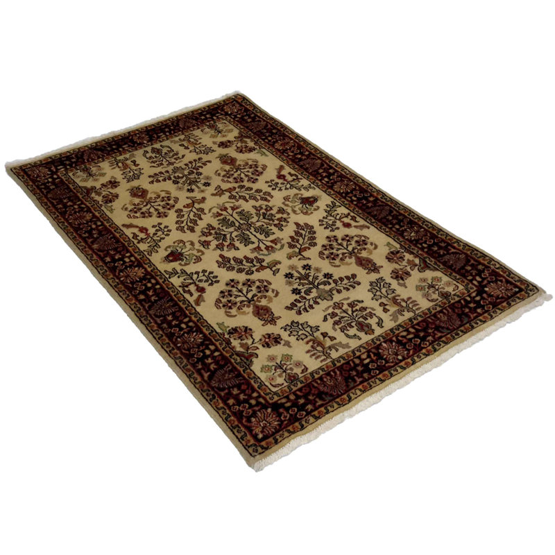 Tapis beige unique de 3 pi x 5 pi Panchita