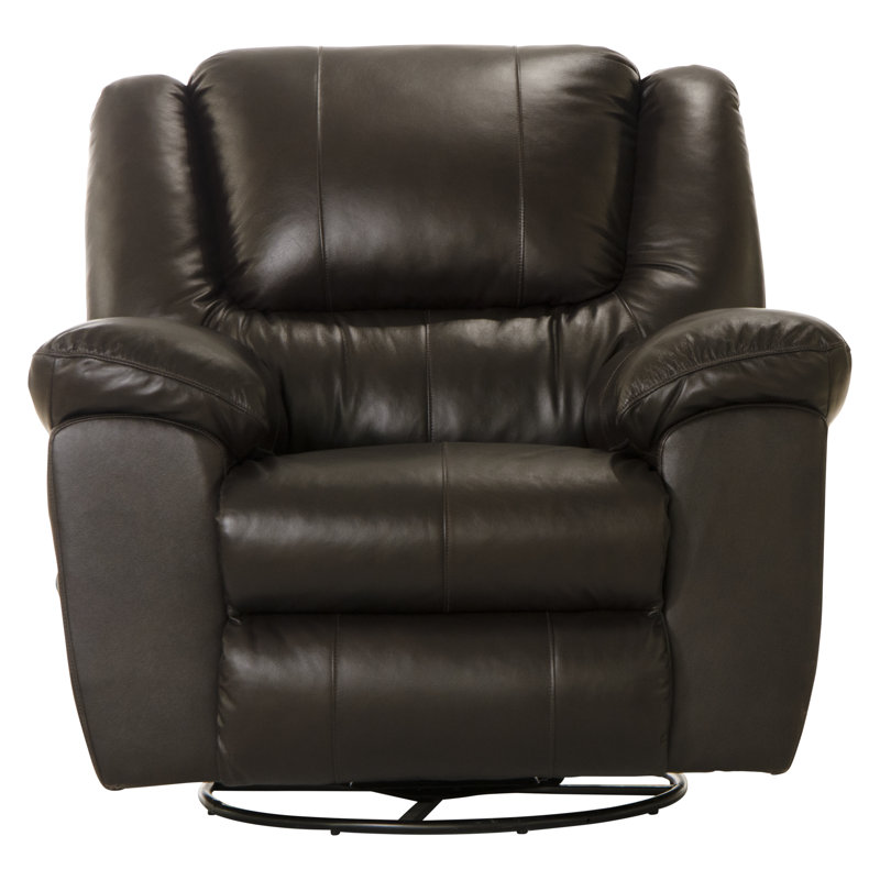 Baraona 43" Wide Leather Match Standard Recliner, Manual