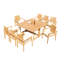 Outdoor 7 - Piece Teak Dining Set