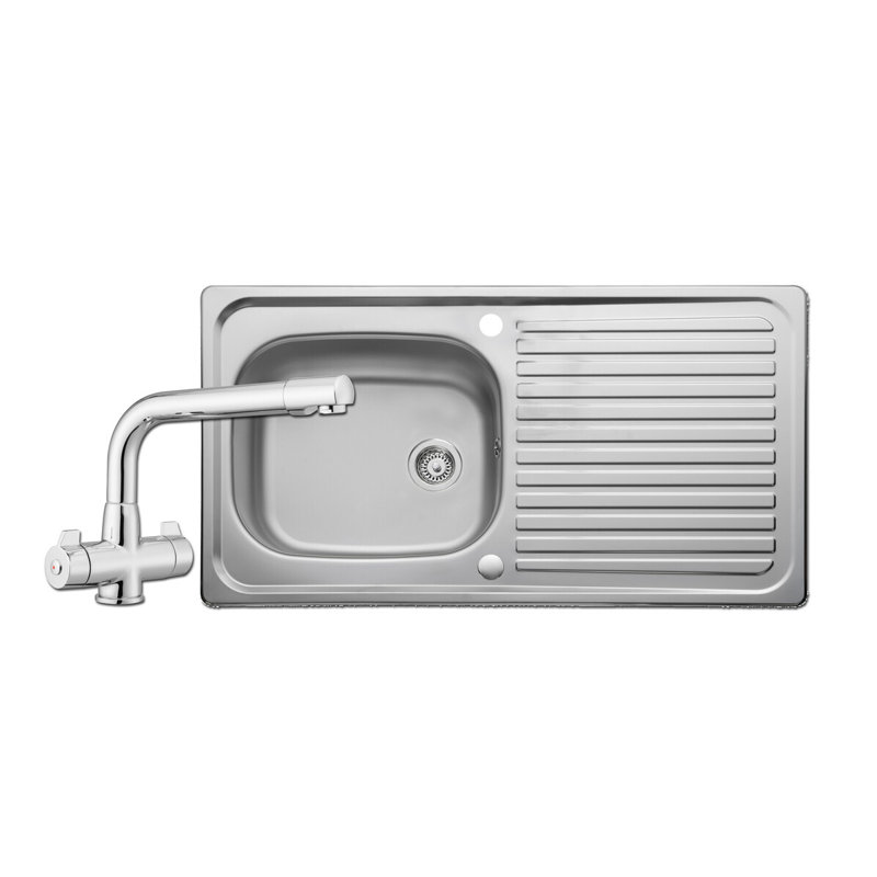 Linear 950 x 508mm single bowl pack - TDR1CM/