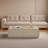 Solid Wood Coffee Table with Enclosed Drawers-1049068159