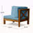 X-BACK 3 SEATER OUTDOOR SECTIONAL SOFA SET