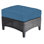 Bella Wicker Teak Outdoor Ottoman