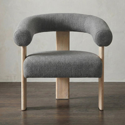 Chaise avec accoudoirs rembourrée Mamanbai