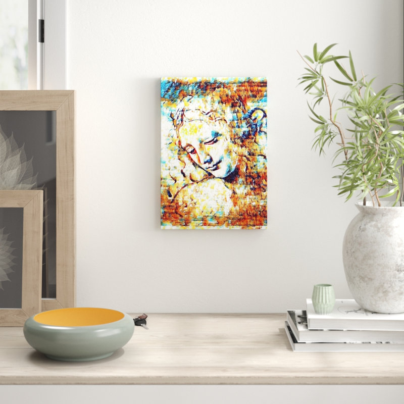 Leonardo Da Vinci - Wrapped Canvas Print, 76cm H x 50cm W