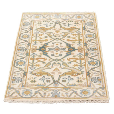 Tapis crème Royal Oushak 3 pi 1 po x 5 pi 0 po
