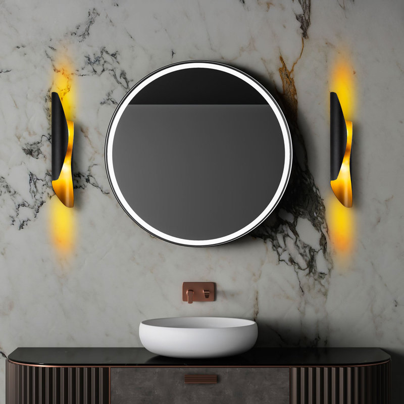 Stylish Black Wall Lamp, Metal Body, 3.1 x 15.7 x 4.3 inches | Base Plate: 5.9 x 2.0 x 1.2 inches | Socket: 2 x G9 Max 8W, Bulb Not Included | Elegant IP20 Rated Lighting for Modern Spaces, Durable Design