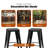 Upholstered Seat Counter Stools with Metal Frame-10508794-10508792-5260183