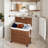 Wicker Laundry Hamper With Handles-1291861597