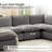 31.5" Heffernan Accent Chair Modular Sectional Sofa-118025934