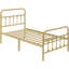 Lit plateforme classique en fer avec tête de lit et pied de lit-901025118-866018514