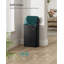 Motion Sensor Kitchen Bin, 13-Gallon (50 L) Automatic Rubbish Bin, Wave Or Touch To Open, Soft Close Lid, Steel, Includes 15 Bags, Ink Black